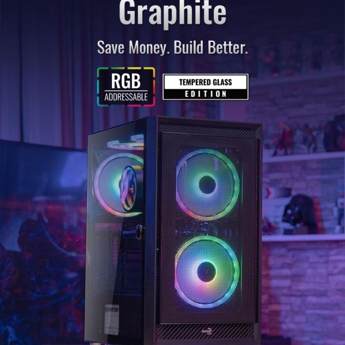 CASE AEROCOOL GRAPHITE - planetcomputeronline