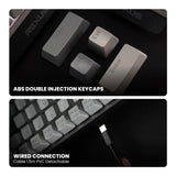 KEYBOARD REXUS GAMING MECHANICAL KX3 V2 LIGHT GREY BLUE - planetcomputeronline