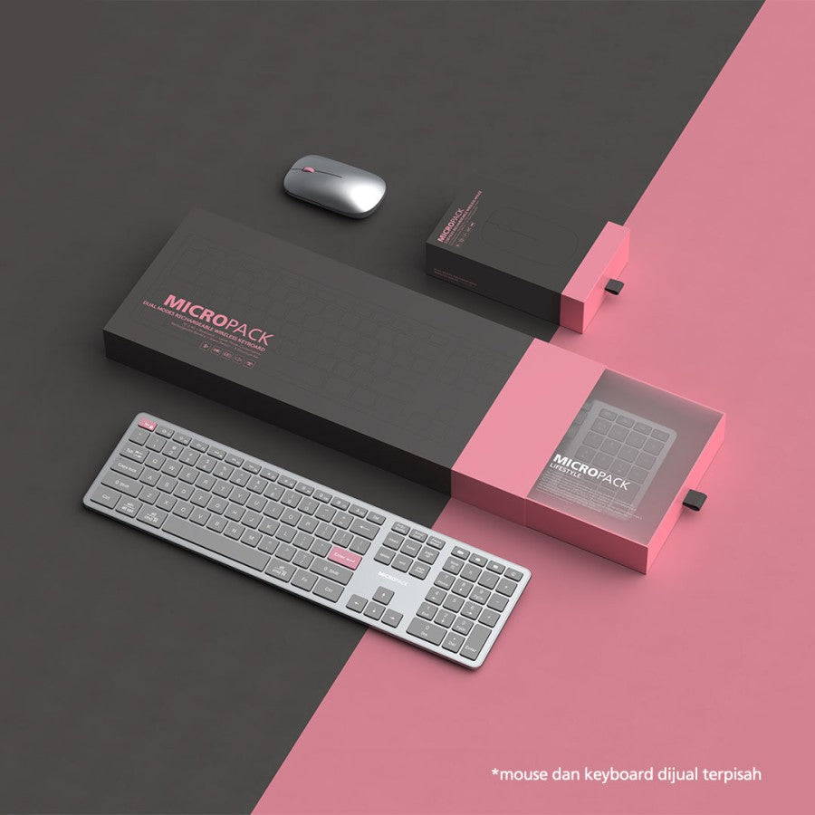 KEYBOARD MICROPACK WIRELESS K-310W-EN-GY - planetcomputeronline