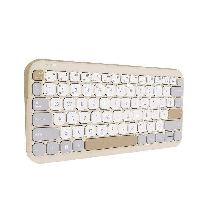 KEYBOARD ASUS KW100 - BEIGE - planetcomputeronline