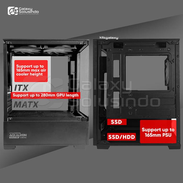 CASE ARMAGGEDDON AQUARON NEMO BLACK - planetcomputeronline
