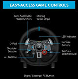DRIVING FORCE RACING WHEEL LOGITECH G29 - planetcomputeronline