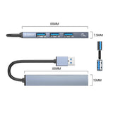 USB HUB 1-4 PORT ORICO AH-13-GY-EP-HW