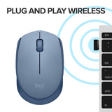 MOUSE LOGITECH WIRELESS M171  BLUE GREY