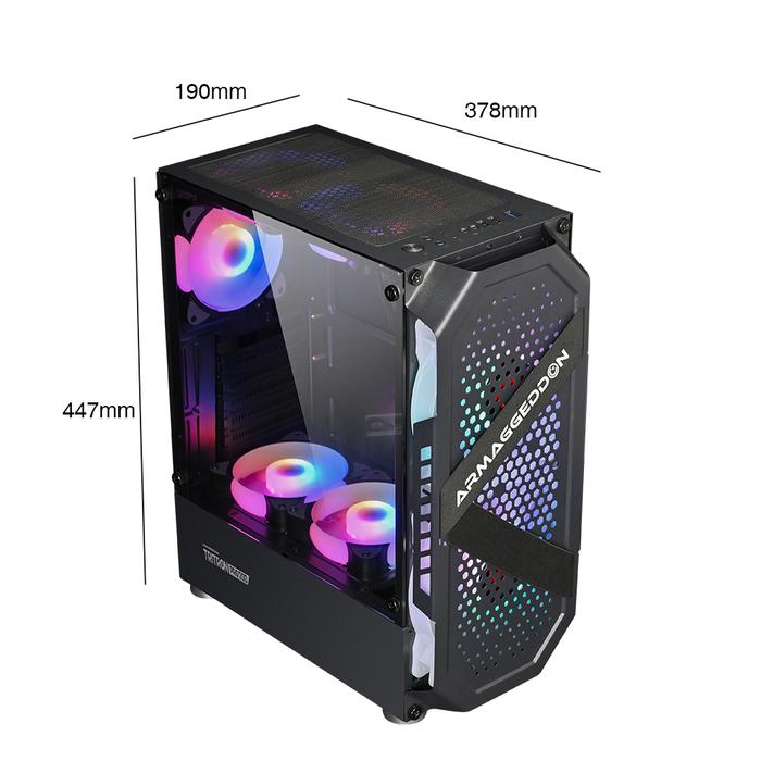 CASE ARMAGGEDDON TRITRON PRO 200 BLACK - planetcomputeronline