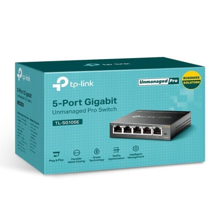 SWITCH TP-LINK 5 PORT TL-SG105 GIGABIT METAL