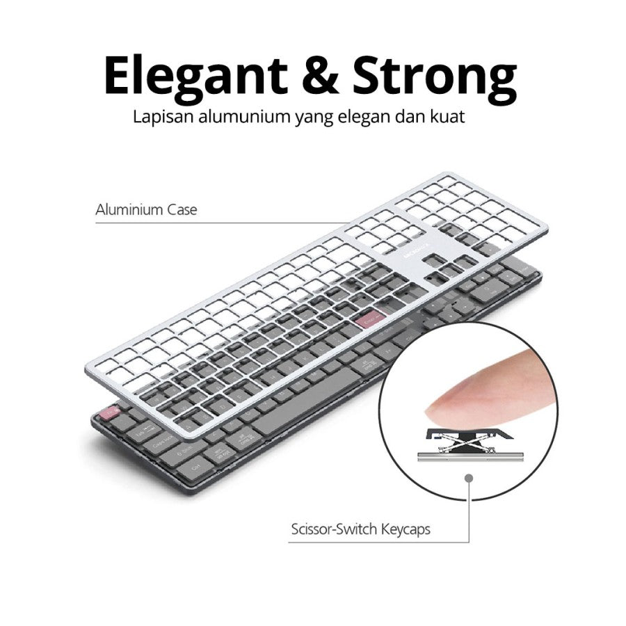 KEYBOARD MICROPACK WIRELESS K-310W-EN-GY - planetcomputeronline
