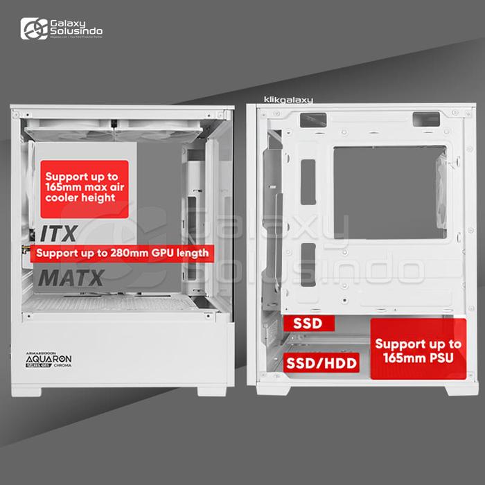 CASE ARMAGGEDDON AQUARON NEMO WHITE - planetcomputeronline