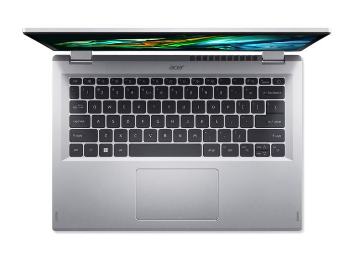 ACER GO SPIN AGSP14-31PT-386W CORE 3 N355 8GB 512GB SSD WIN11+OHS+M365 14" WUXGA IPS TOUCH SILVER