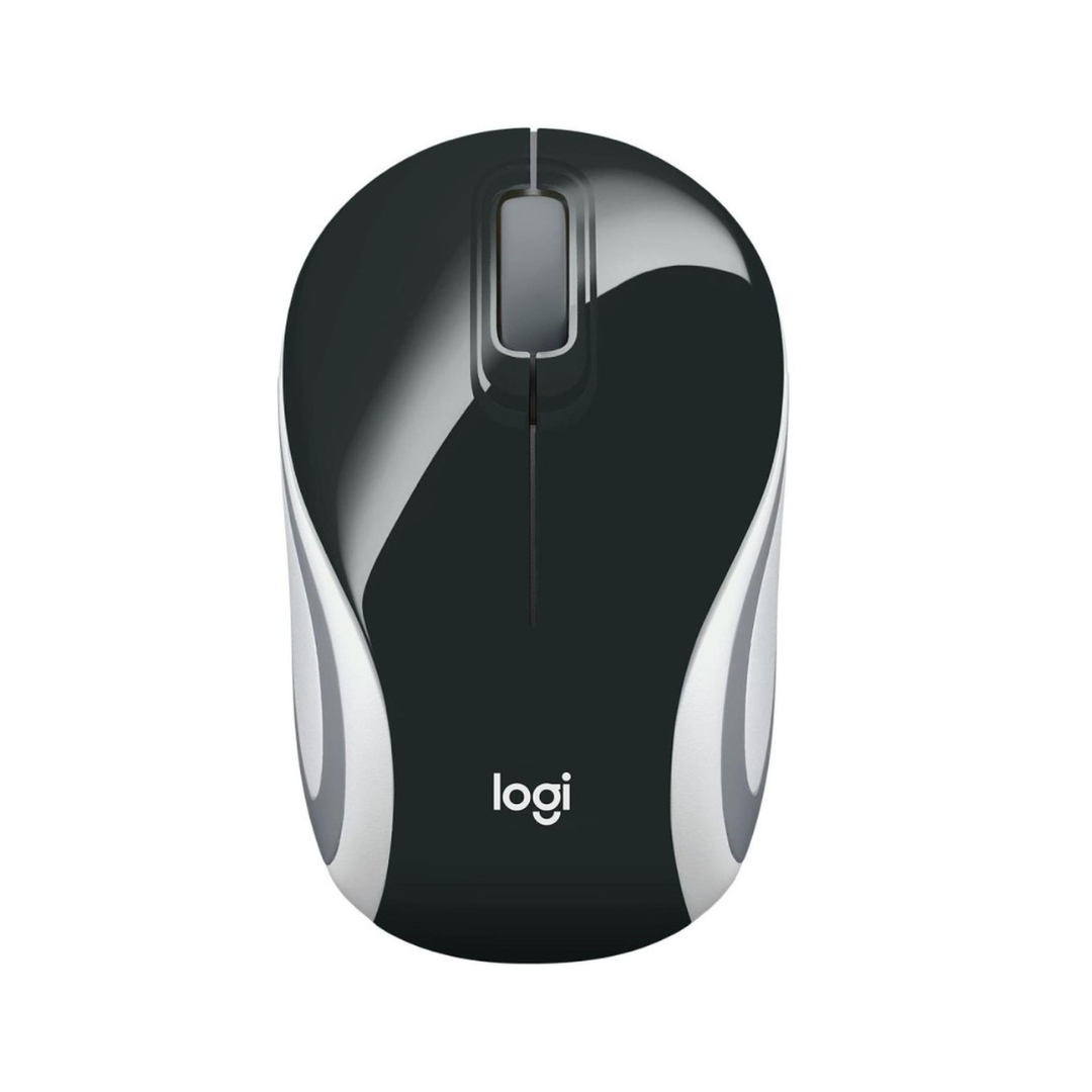 MOUSE LOGITECH WIRELESS M187 BLACK