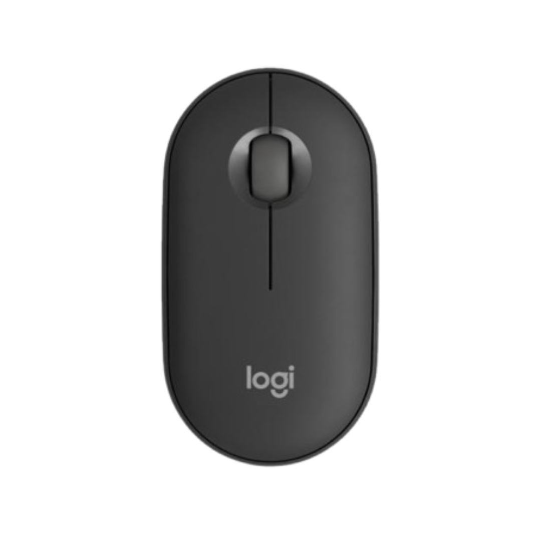MOUSE LOGITECH WIRELESS + BLUETOOTH M350S PEBBLE GRAPHITE