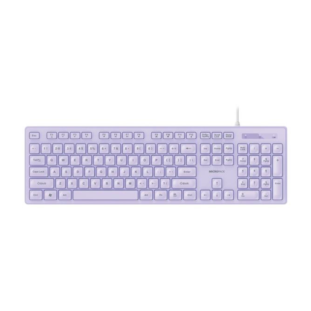 KEYBOARD MICROPACK K-237-EN-PL PURPLE - planetcomputeronline