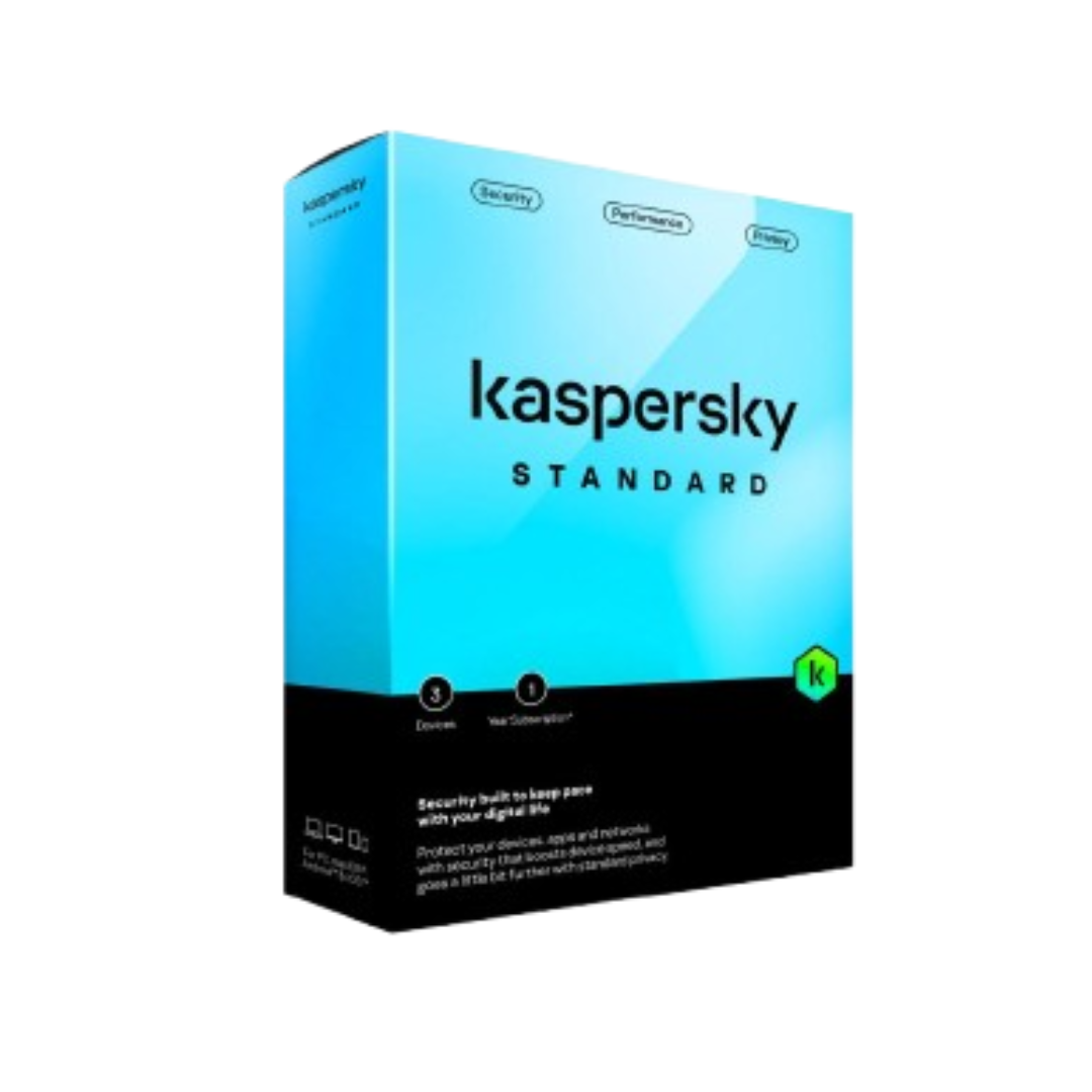 KASPERSKY STANDARD PROTECTION 3 DEVICE 1 TAHUN - planetcomputeronline