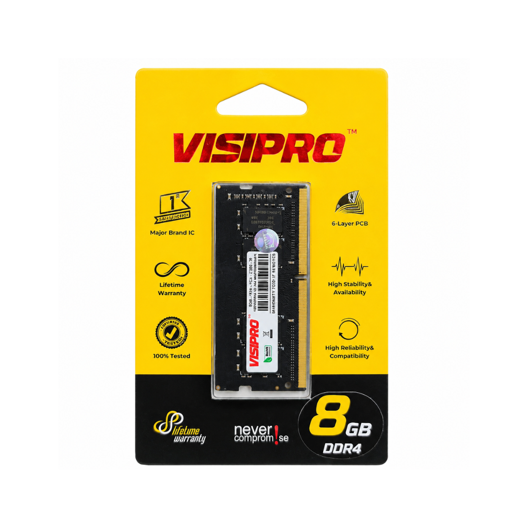 DDR4 VISIPRO 8GB PC3200 - planetcomputeronline