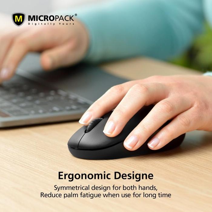 MOUSE MICROPACK MP-712W WRLS BLACK