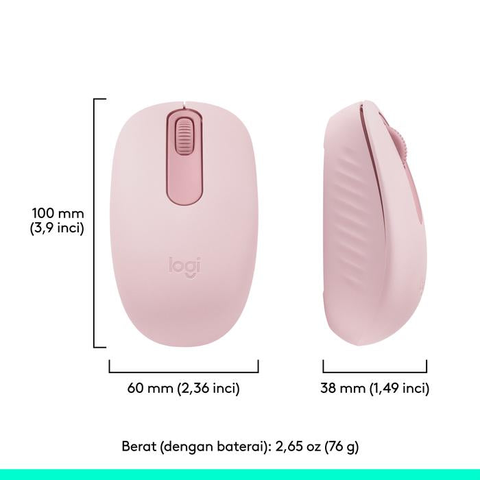 MOUSE LOGITECH BLUETOOTH M196 ROSE