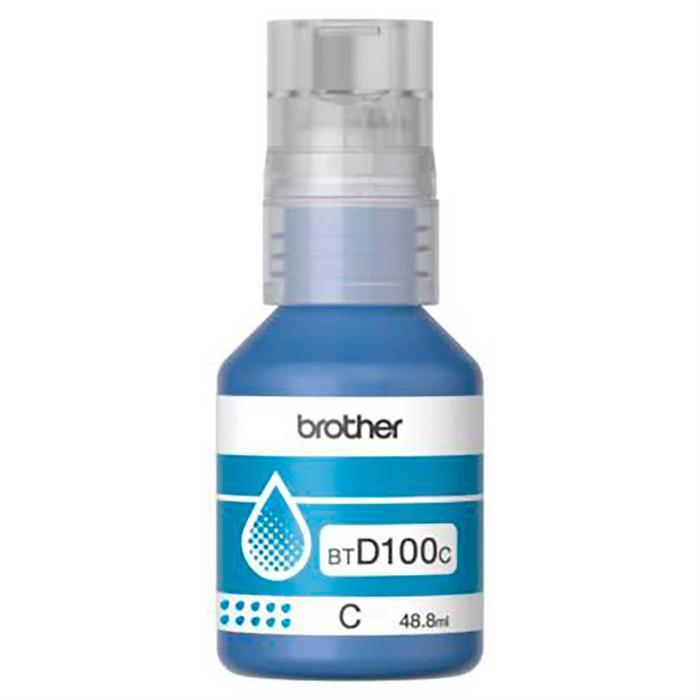 TINTA BROTHER BTD 100 CYAN