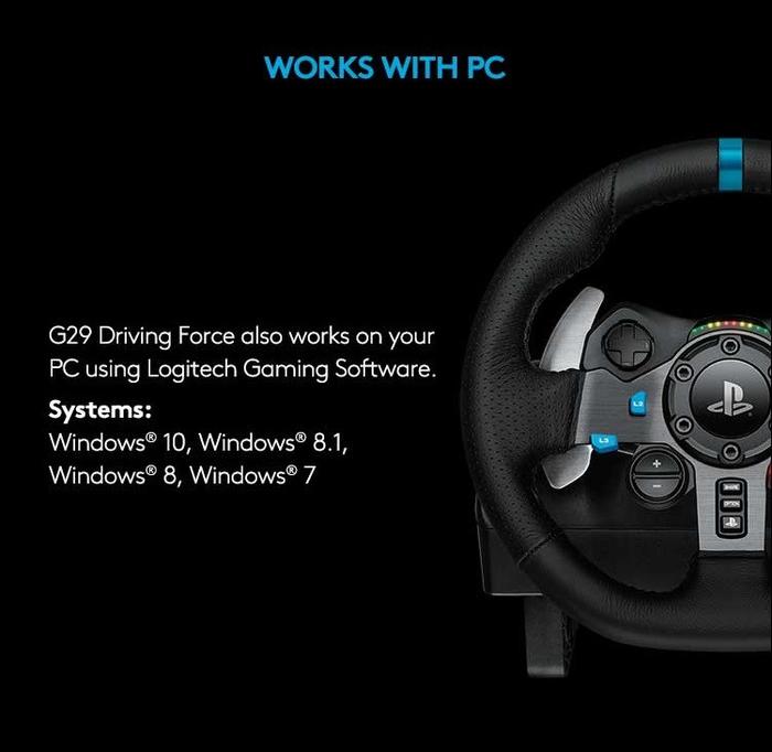 DRIVING FORCE RACING WHEEL LOGITECH G29 - planetcomputeronline