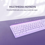 KEYBOARD MICROPACK K-237-EN-PL PURPLE - planetcomputeronline