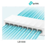 SWITCH TP-LINK TL-LS1008 8-PORT 10/100 - planetcomputeronline