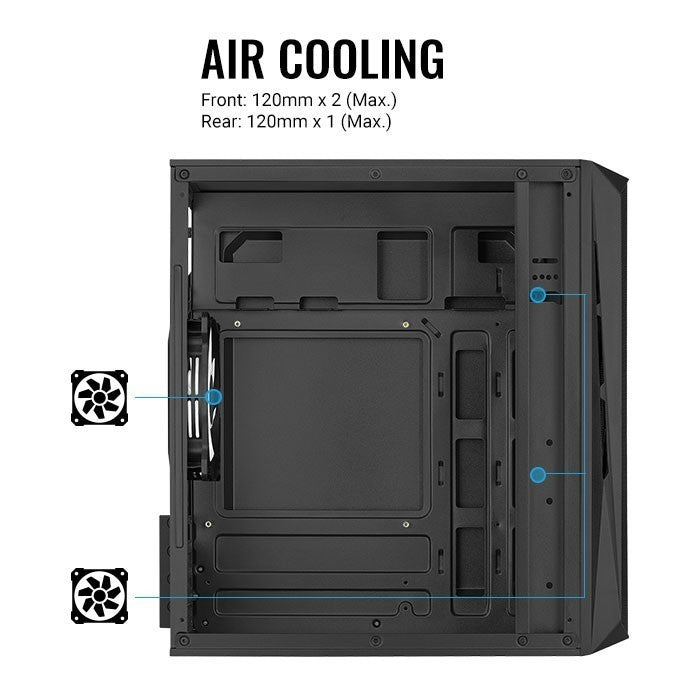 CASE AEROCOOL CS-107 - planetcomputeronline