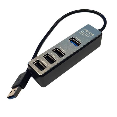 USB HUB 1-4 PORT REXUS RXH-329 - planetcomputeronline