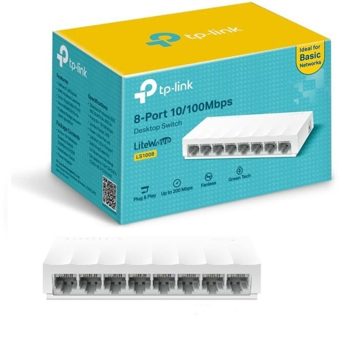 SWITCH TP-LINK TL-LS1008 8-PORT 10/100 - planetcomputeronline
