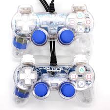 GAMEPAD DOUBLE GETAR TRANSPARN - planetcomputeronline