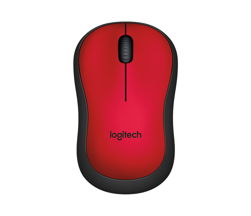 MOUSE LOGITECH WIRELESS M221 SILENT RED - planetcomputeronline