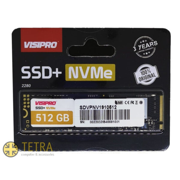 SSD VISIPRO 512GB M.2 NVME - planetcomputeronline
