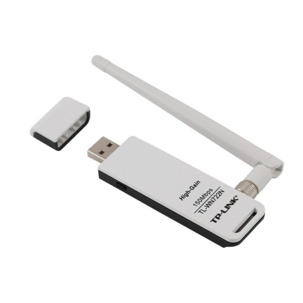 WIRELESS TP-LINK WN722N 150MBPS HIGH-GAIN USB ADAPTER - planetcomputeronline