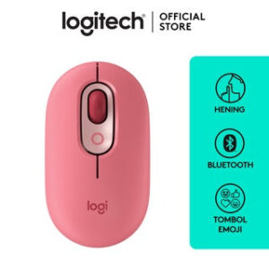 MOUSE LOGITECH WIRELESS POP - HEARTBREAKER ROSE - planetcomputeronline