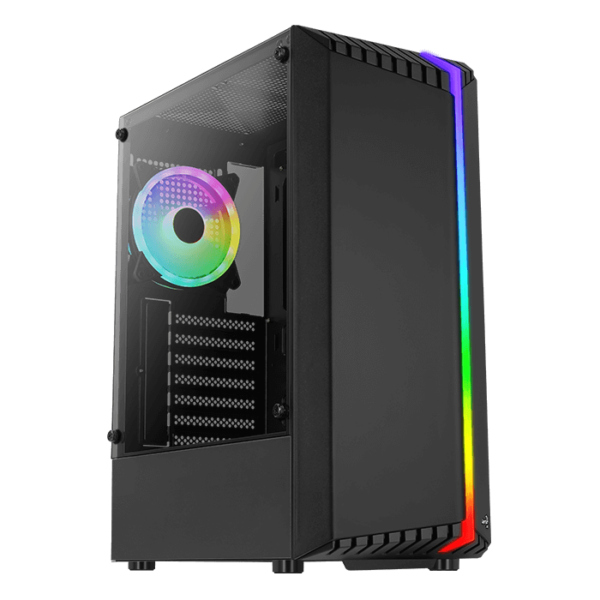 CASE AEROCOOL BIONIC BLACK - planetcomputeronline