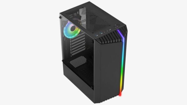 CASE AEROCOOL BIONIC BLACK - planetcomputeronline