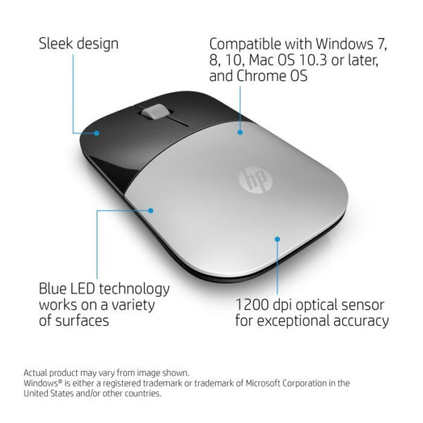 MOUSE HP WIRELESS Z3700 - planetcomputeronline