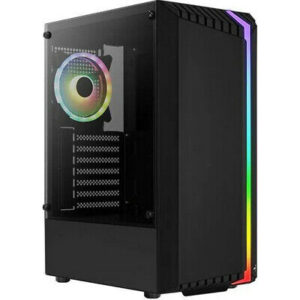 CASE AEROCOOL BIONIC BLACK - planetcomputeronline